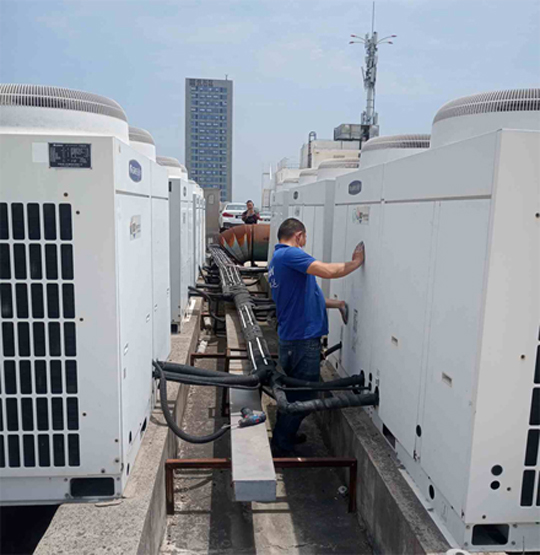 潮安中央空调制热和不制冷系统维修方法